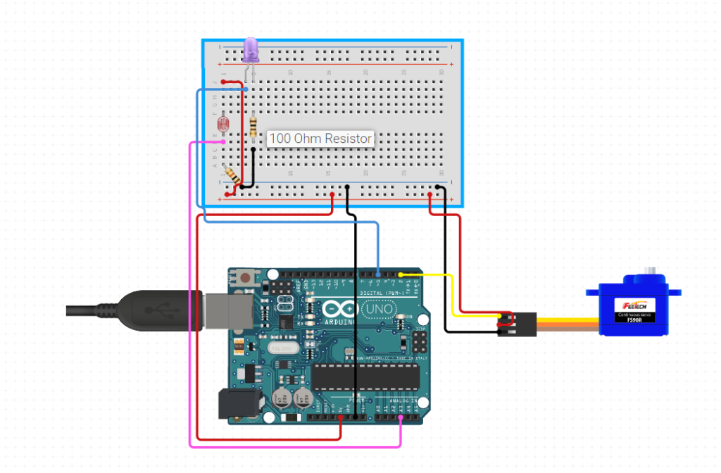Detecting Position of Sun - Basic concept with Arduino